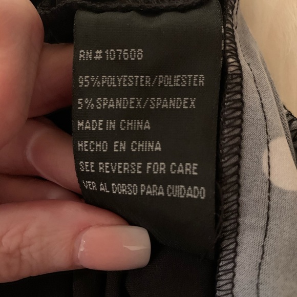 NWOT Madison Leigh Black Polkadot Shift Dress 14 - Picture 16 of 16